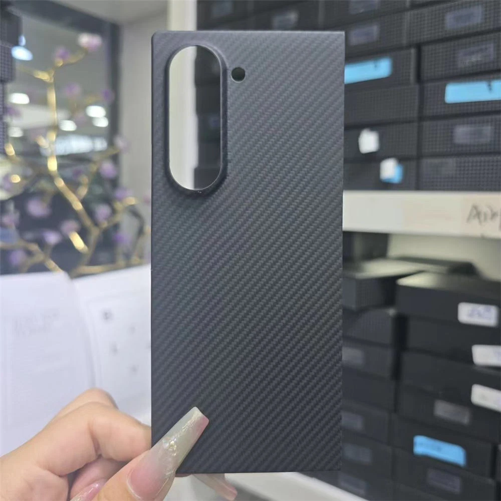 Slim Real Aramid Carbon Fiber Case For Samsung Galaxy Z Fold6 Matte Hard Cover - Picture 4 of 9
