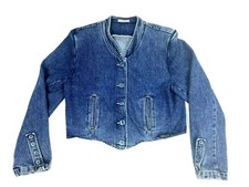 Totally Awesome TRUE Vintage Ladies GUESS Jean Denim Jacket 80s 90s USA
