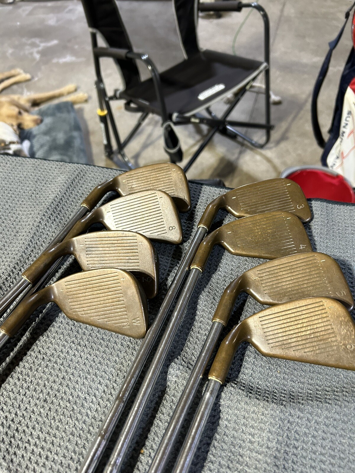 PING ISI BeCu Black Dot Iron Set 3PW SW Karsten ZZ65 Stiff Steel