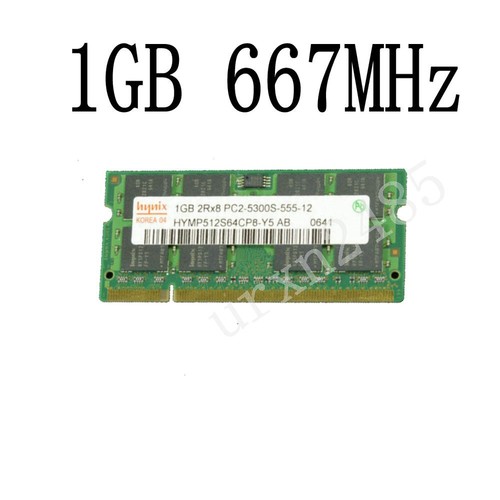 Per Hynix 4GB 2x 2GB / 1GB DDR2 667MHz PC2-5300S SODIMM Laptop Memoria RAM IT - Picture 9 of 11