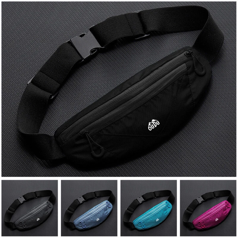 Bolsa de Cintura Deportiva Impermeable Correr Bolsillo Gimnasio Yoga Cintura Cinturón Paquete Exterior Foto 3 de 4