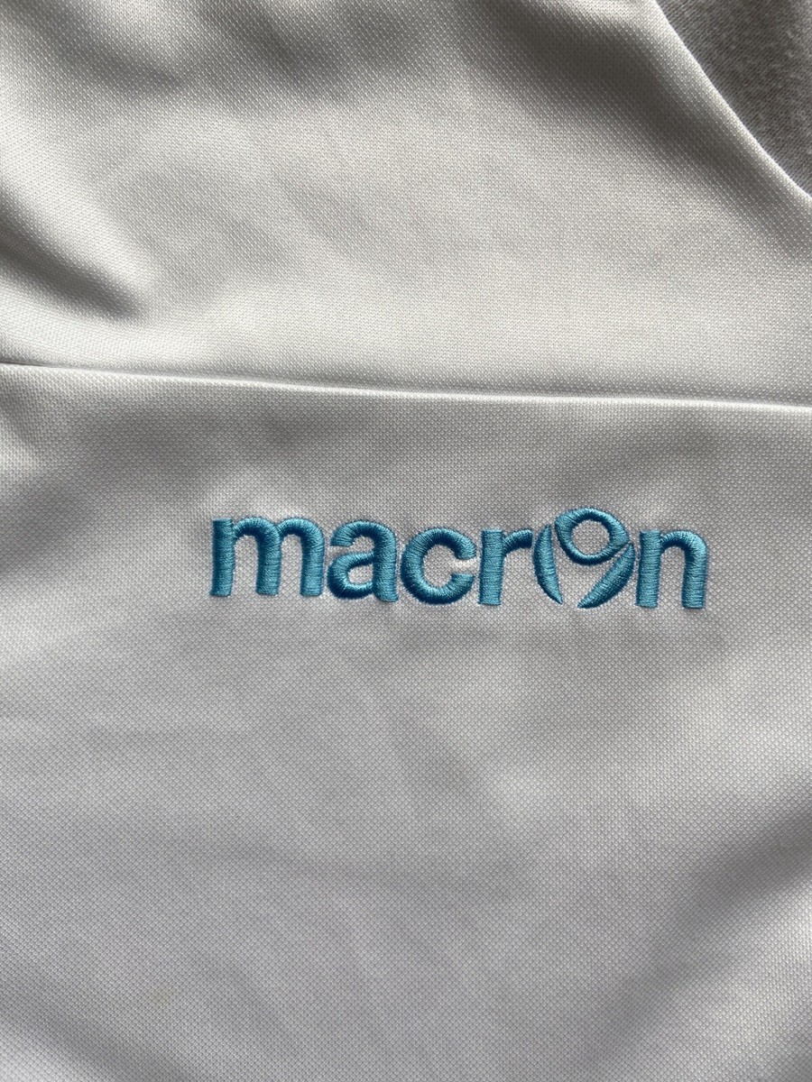 LAZIO FOOTBAL SOCCER TRACK JACKET MACRON sz M MEN BLUE | eBay