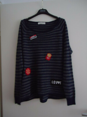 Damen Strickpullover von FROGBOX mit Kaschmir, Größe 36 / fällt groß aus