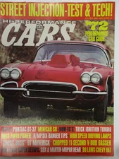 BACK ISSUE HI-PERFORMANCE CARS MAGAZINE NOVEMBER 1971, SOX & MARTIN, RAY ALLEY
