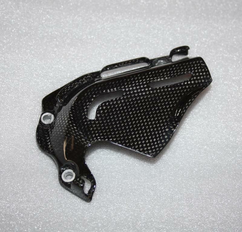 Cache pignon carbone Ducati Hypermotard 821 939 Scrambler moto brillant plain