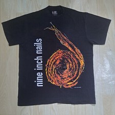 Nine inch nails t shirt vintage further down the spiral reprint AN50312