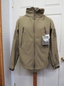 tan softshell jacket