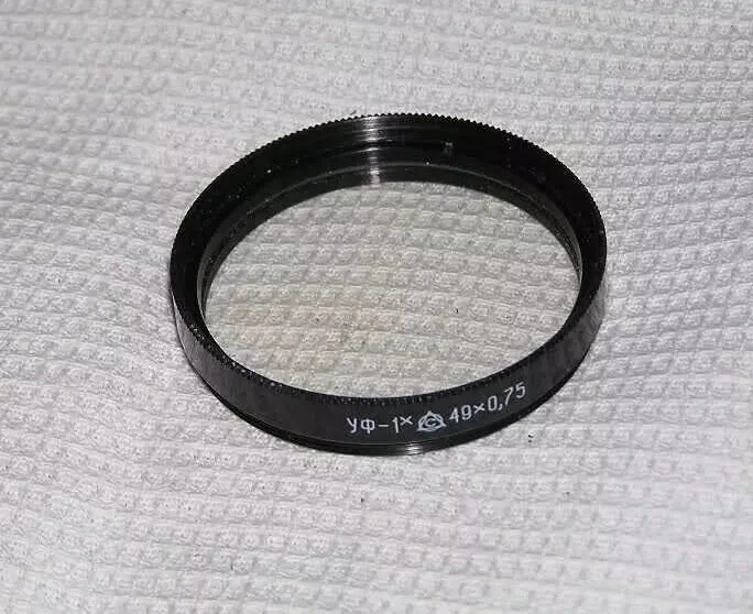 a UV Protection-1x LZOS Russian 49x0.75mm Vintage Light Filter for Lens 4632