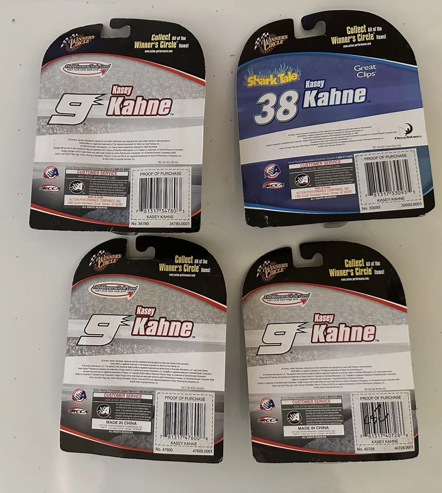 4 car WC KASEY KAHNE 1/64 diecast car lot Great Clips Shark Tale, Ram Mega Cab - Image 4 of 4
