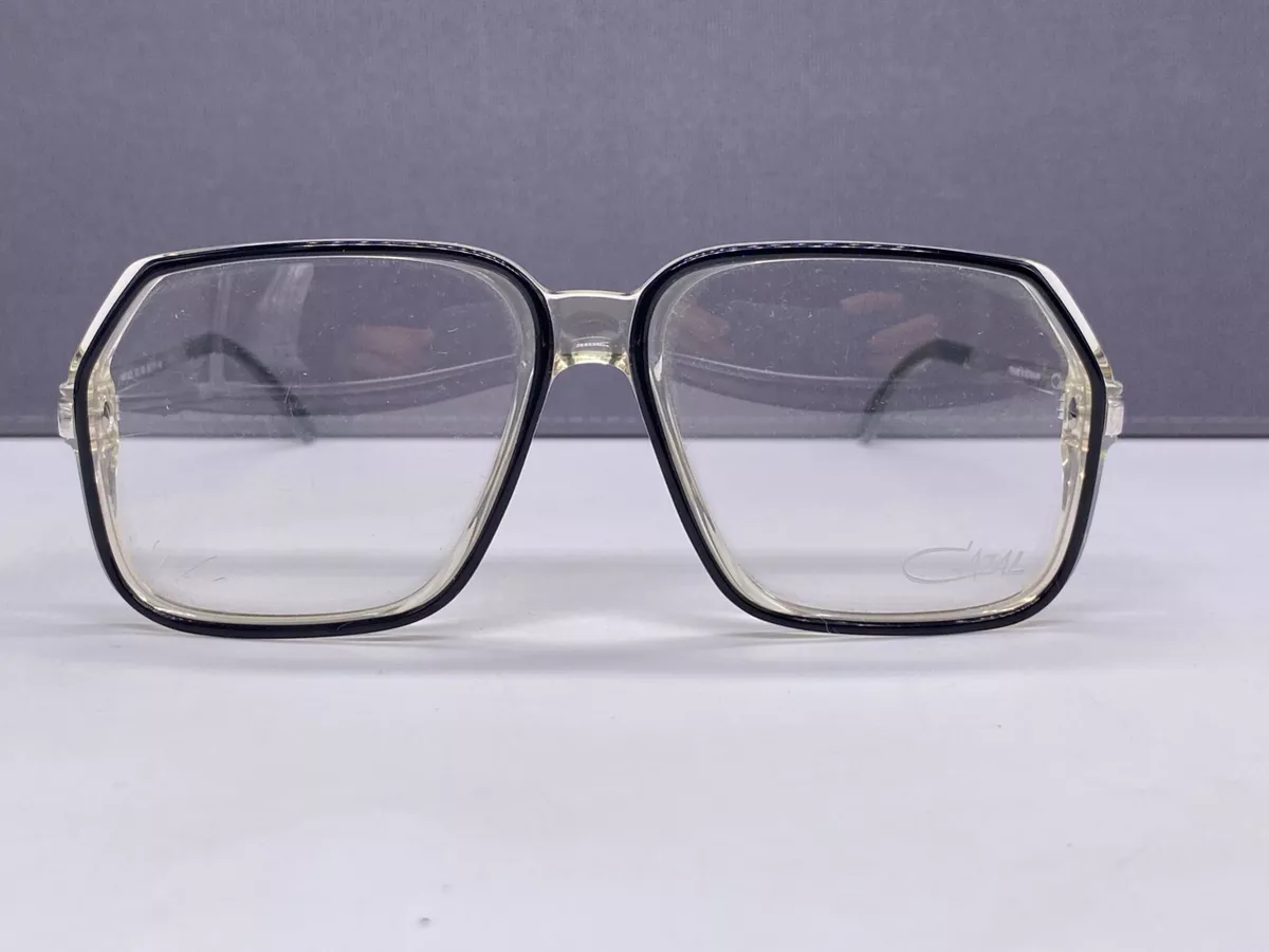 CAZAL Eyeglasses Frames men Black Transparent Mod 625 Col 163 Vintage 80er