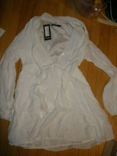 NEW Nasty Gal Mini Dress White Size US2, UK6, EUR 34