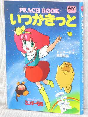 MINKY MOMO Fairy Princess Art Fan Book ITSUKA KITTO 1983 Japan Vtg TK86