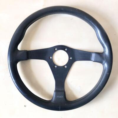 NARDI GARA3 type0 35φ Nardi 3/0 Gara 350mm Steering Wheel - Black Leather / Black