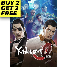 Yakuza 0 Zero Video Game Poster Art Print Wall Home Room Decor SEGA PC PS XBOX