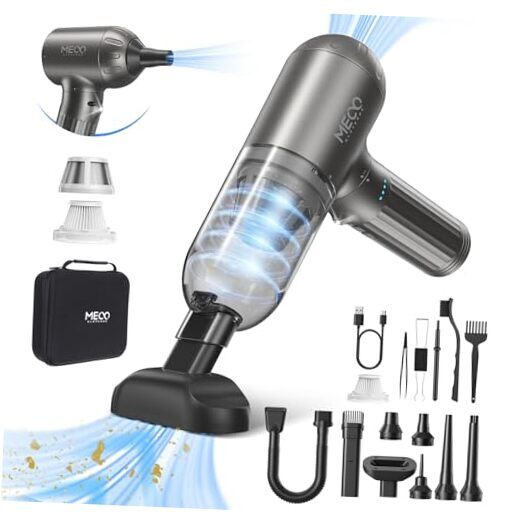 Cordless Handheld Vacuum with 18000Pa Suction, 3 Gray Filters-image