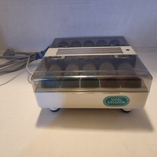 Vidal Sassoon Flocked Hot Rollers VS371 10 Velvet Hair Curlers Clips TESTED