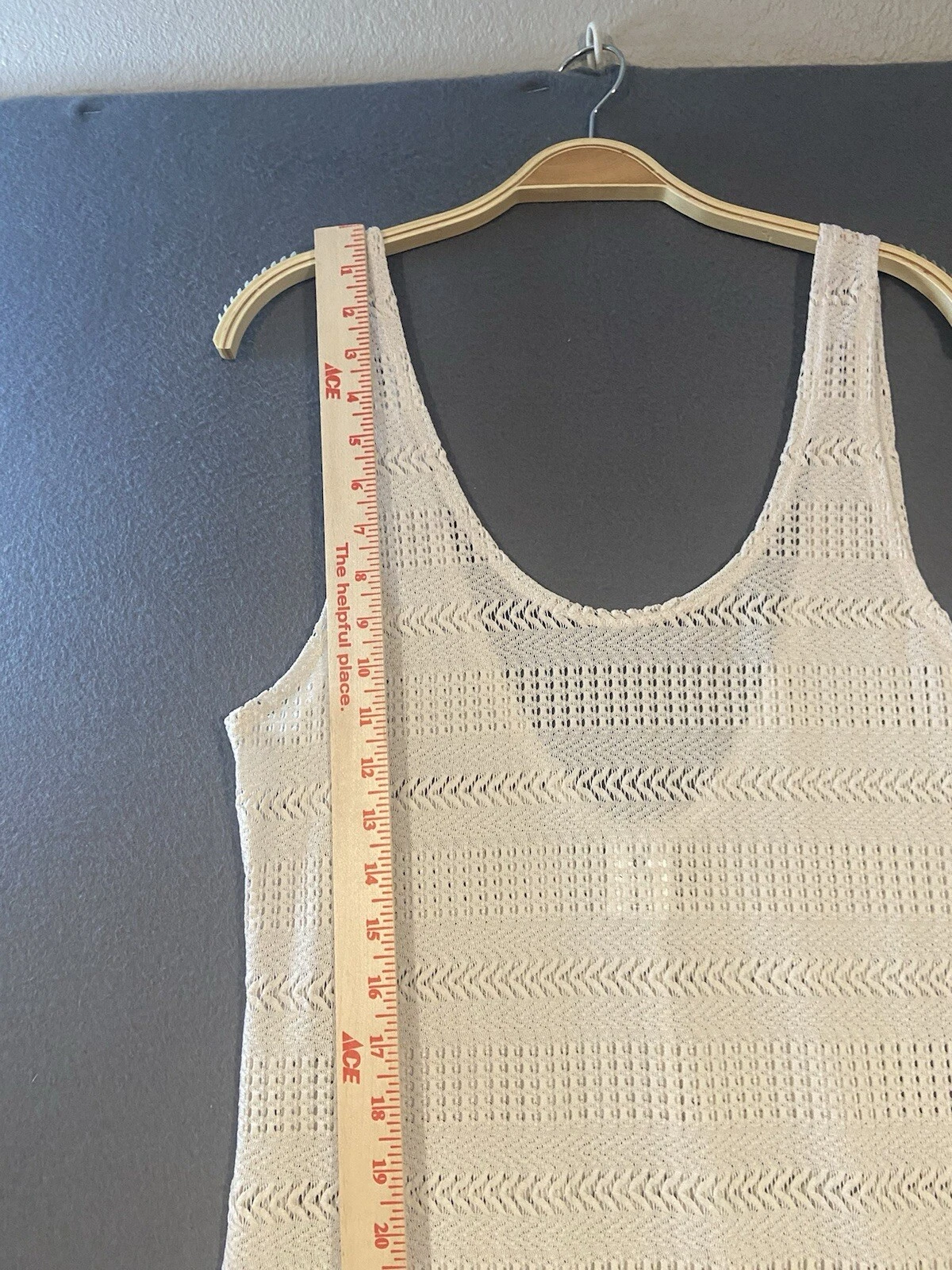 OFF WHITE Abito copricostume da bagno Shade & Shore bianco sporco donna maglione medio maxi vacanza