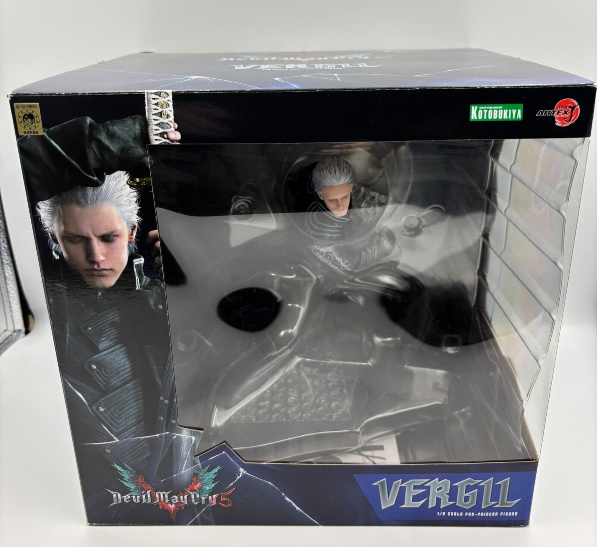 レア！　project 575 ハイグレードフィギュア　小林抹茶　正岡小豆 ARTFX J Devil May Cry 5 Vergil 1/8 Scale PVC Figure KOTOBUKIYA