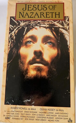 Jesus of Nazareth VHS 1999 3-Tape Set