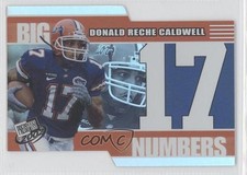 2002 Press Pass Big Numbers Donald Reche Caldwell #BN17 0q4