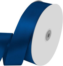 1-1/2" X 100 Yards Navy Blue Satin Ribbon Crafts Gift Wrapping