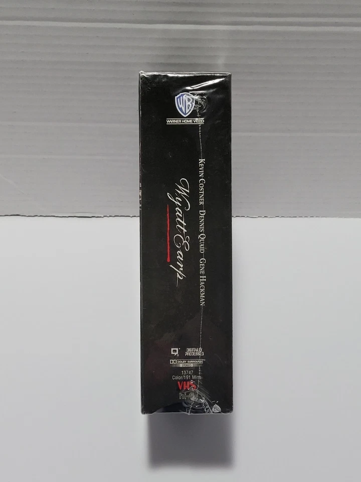 Warner Brothers Kevin Costner Wyatt Earp 1994 Sealed Two Tape Vhs - Image 3 of 4