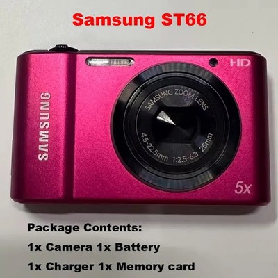 Samsung ST66 Digital camera compact 16.1 MP 720p 5x Optical Zoom
