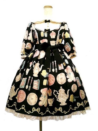 Angelic Pretty Dolls Tea Party OP Imai Kira Collab Lolita Dress Pink