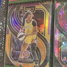 2025 Panini Select WNBA - Premier Level Rickea Jackson #190 Purple Prizm /149