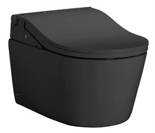 TOTO RP 1.28 GPF CWT4474547CMFGA MBL Wall-Hung Auto Flush Black Toilet  Washlet