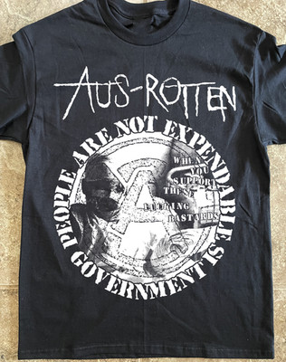 Aus Rotten Aus-Rotten Album Poster T Shirt Black Unisex S-5XL 1V1154