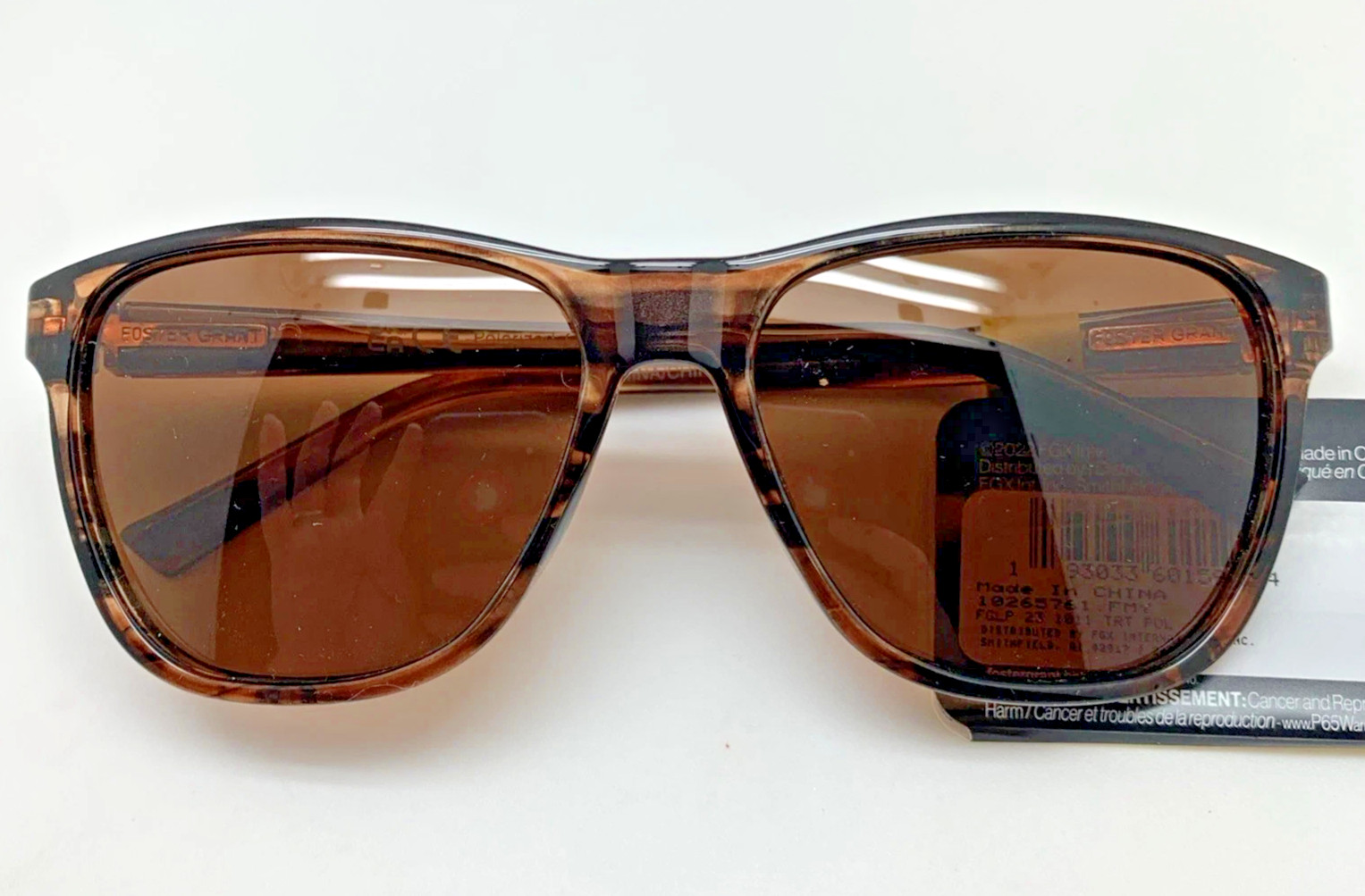 Foster Grant Sunglasses   23 1011 TRT POL POLARIZED Translucent Bronze