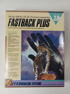 Fastback Plus Version 3.0 IBM-PC XT AT PS/2 PC Computer Software Program NOS