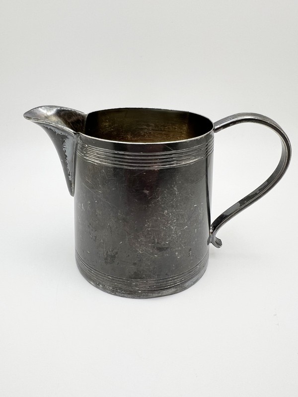 Vintage 4" Queen City Silver Co. 8-6 Creamer Carafe