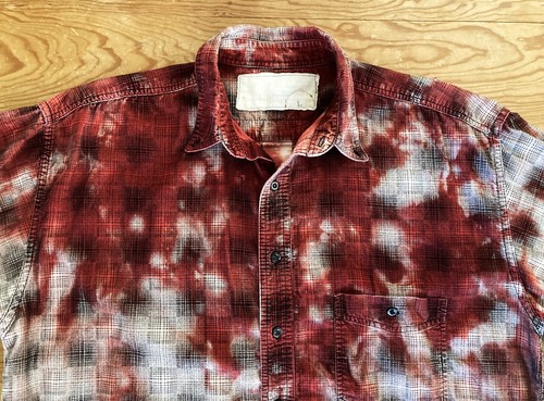 Vtg 90s Pioneer Flannel Shirt Men XL Distressed Tie Dye Long Sleeves Made in USA, Size XL, $75 - Photo 7