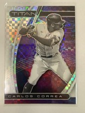 2021 Panini Chronicles Titan Building Blocks Prizm #21 Carlos Correa