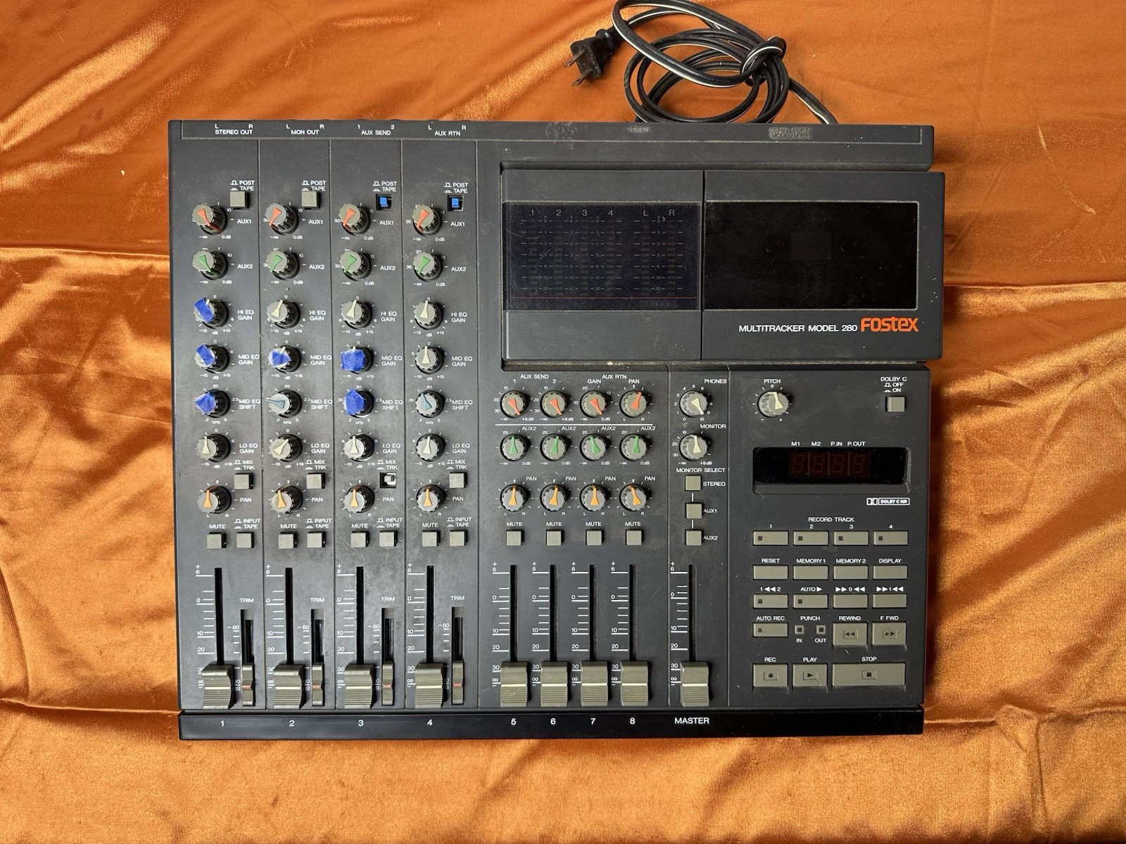 Fostex Model 280 - For Parts Or Repair - Multitrack Cassette Mixer