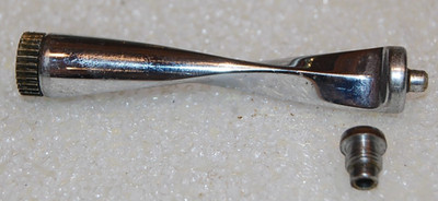 PENN LEVELINE 350 PARTS CHROME LEVELWIND POST BAR AND ATTACHEMENT SCREW READ