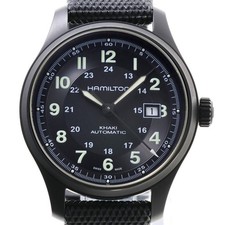 Hamilton Khaki Field Titanium Auto Black H705750 H70575733 Automatic Men's Watch 2