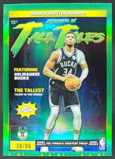 2025-26 Topps Chrome Giannis Antetokounmpo Tall Tales Green Refractor /99 RW3