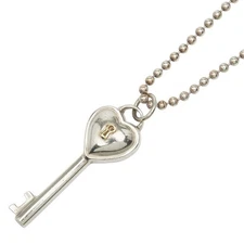 Tiffany & Co. Heart Key SV925 Necklace Pendant Color Unspecified One Size Used