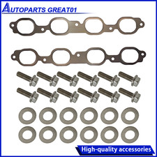 Gm Gen V Exhaust Manifold Header Gaskets With Bolts For 2014 Lt1 5.3l 6.2l New