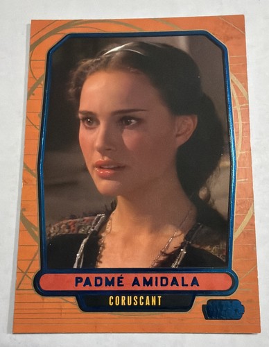 Padme Amidala [Blue] #547 Star Wars 2013 Topps Galactic Files Series 2 card