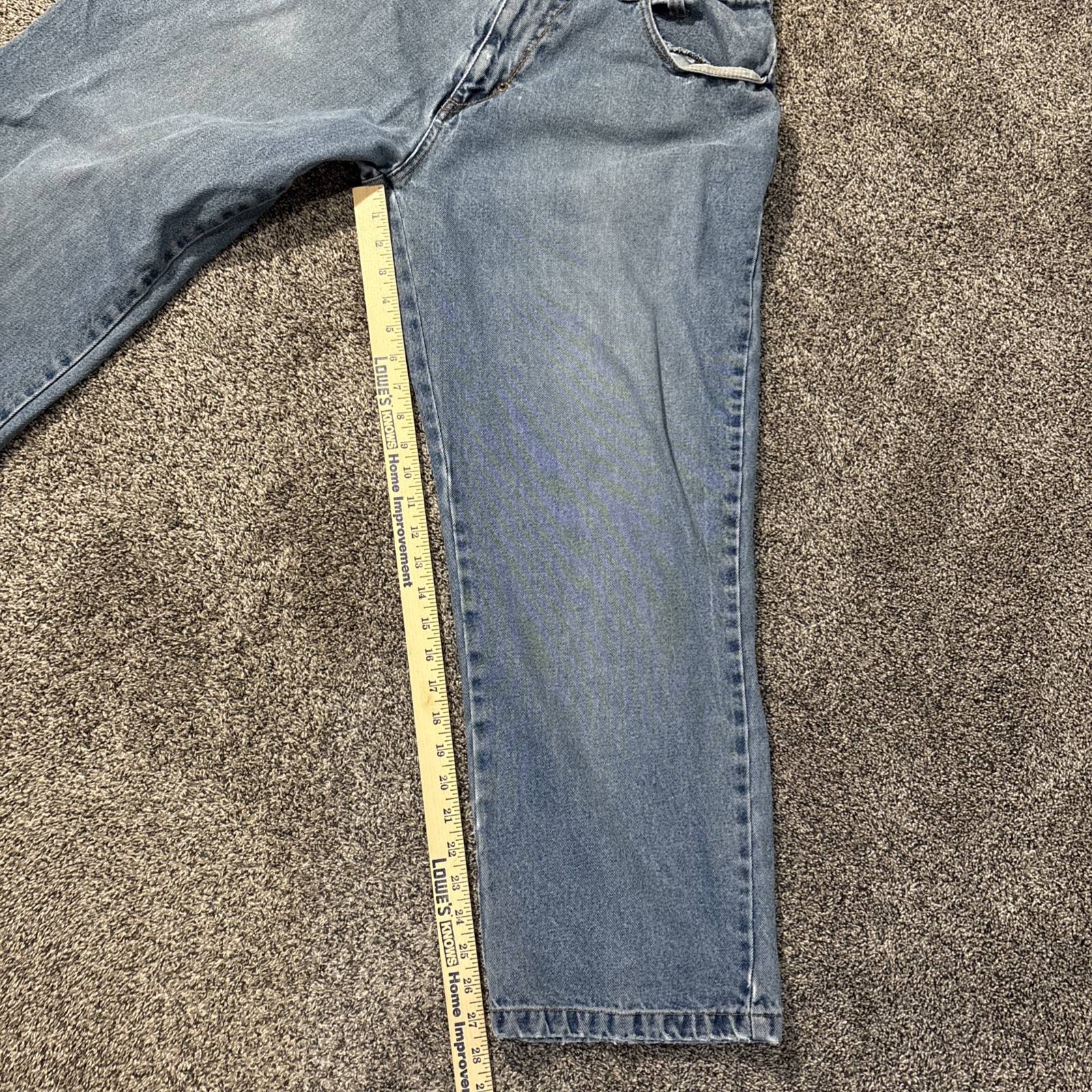 Y2K Mens Black Wash Escape Denim Jeans Size 36 X28 - View 8