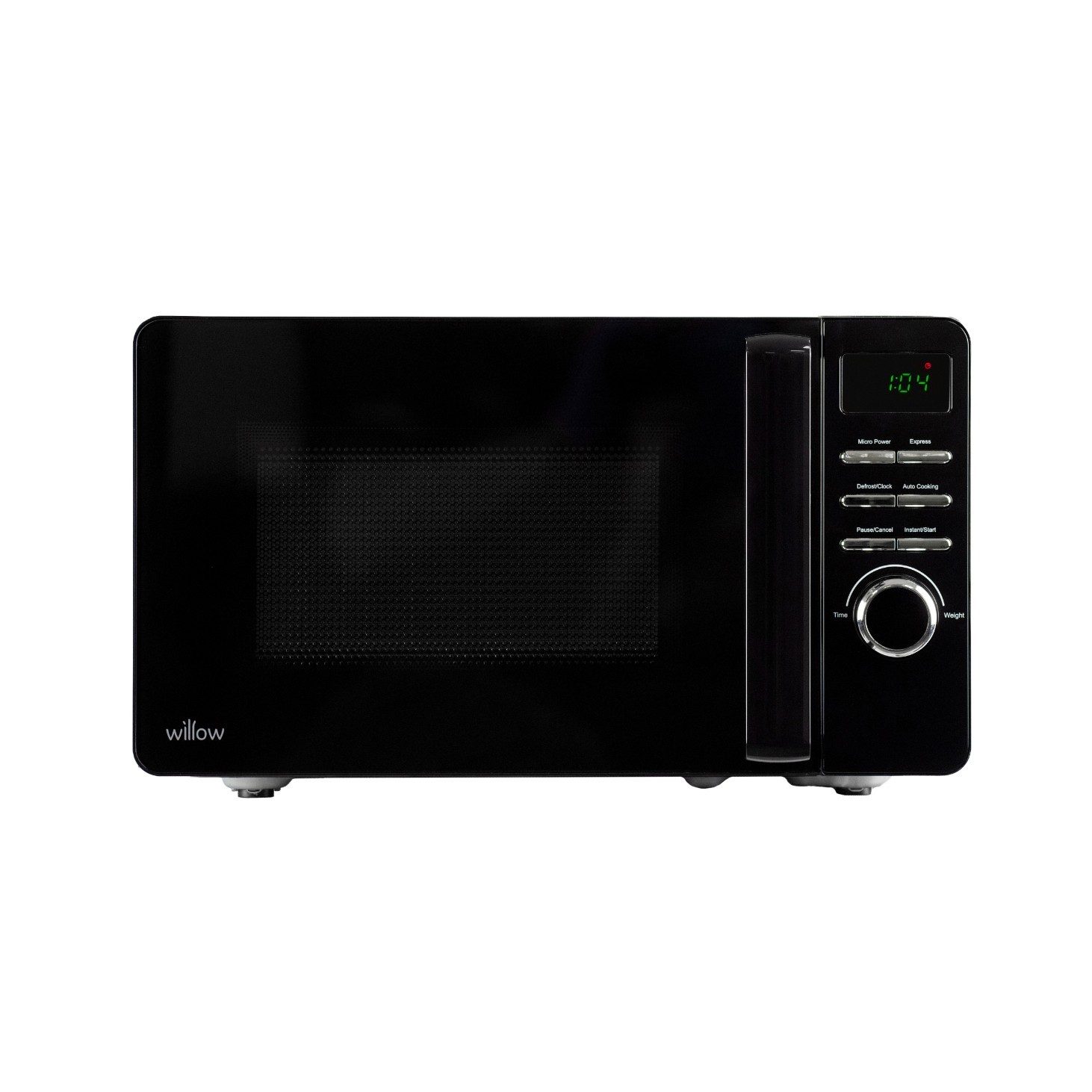 Microwave 20L Digital Black with 5 Power Levels 800W - Willow WM20DB
