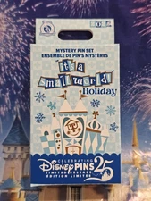Disney Parks Pins It's A Small World Holiday Mystery Pin Set LR (2 Pins/Box)
