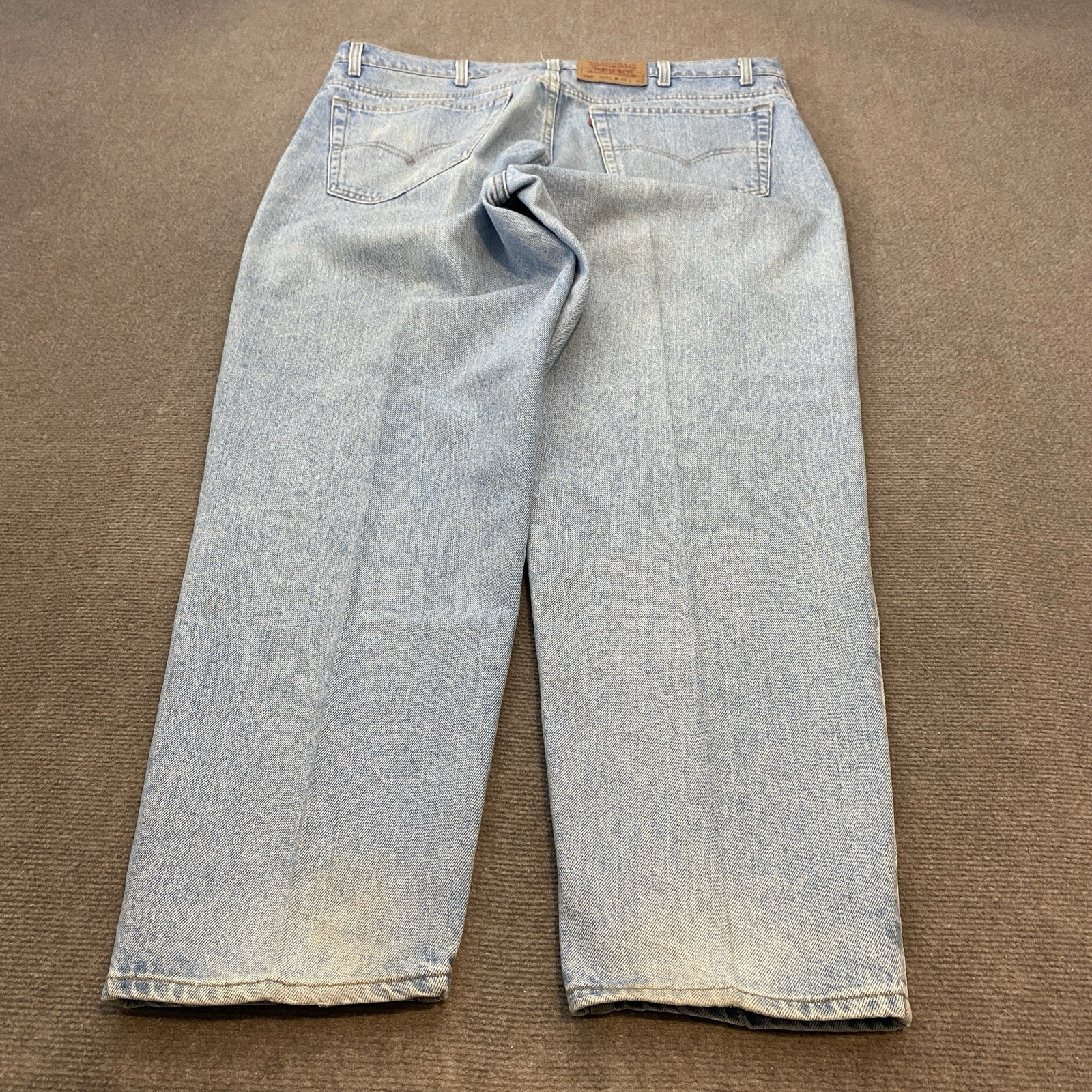 vtg Levi’s 550 Jeans Mens 42 Fits 40x30 Y2K Baggy Blue Distressed USA Made