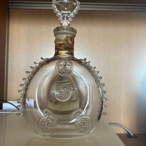 REMY MARTIN LOUIS XIII EMPTY BOTTLE COGNAC BACCARAT CRYSTAL DECANTER