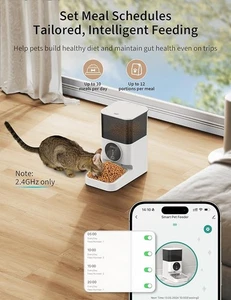 Smart Automatic Pet Feeder avec WiFi Contrôle de l'application – Nouveau dans la boîte