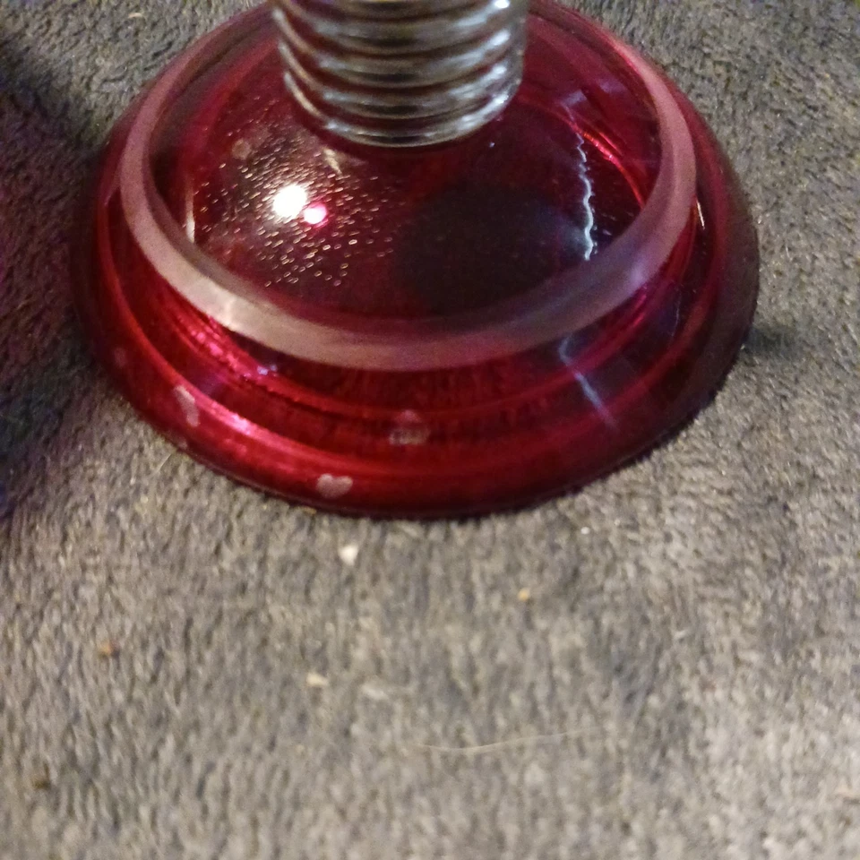 Yankee Candle Exclusivo Vidrio Arándano Rojo Luz de Té Soporte Tapa Adorno Foto 3 de 4